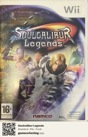 Soulcalibur Legends Nintendo Wii, PAL box front