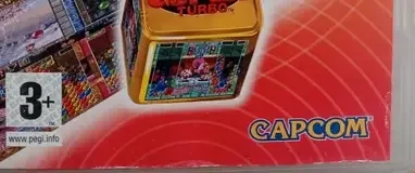 Capcom Puzzle World, the PEGI square on its front