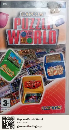 Capcom Puzzle World PlayStation Portable, PAL box front