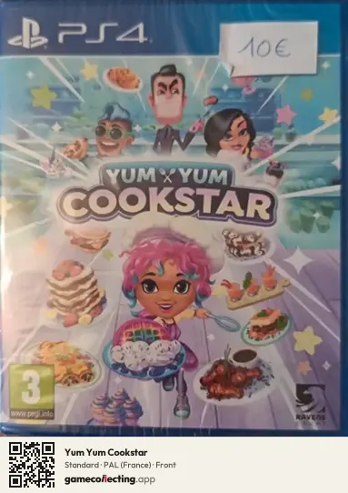 Yum Yum Cookstar PlayStation 4, France box front