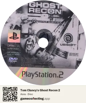 Tom Clancy's Ghost Recon 2 PlayStation 2, Asia disc