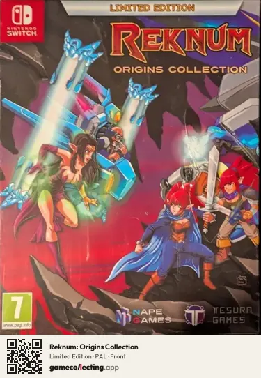 Reknum: Origins Collection Nintendo Switch, PAL box front
