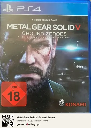 Metal Gear Solid V: Ground Zeroes PlayStation 4, Germany box front