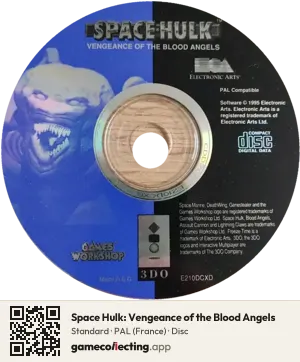 Space Hulk: Vengeance of the Blood Angels 3DO Interactive Multiplayer, PAL disc