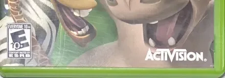 Madagascar, the ESRB box on its front