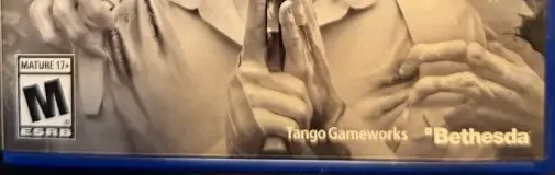 The Evil Within 2, the ESRB box on its front