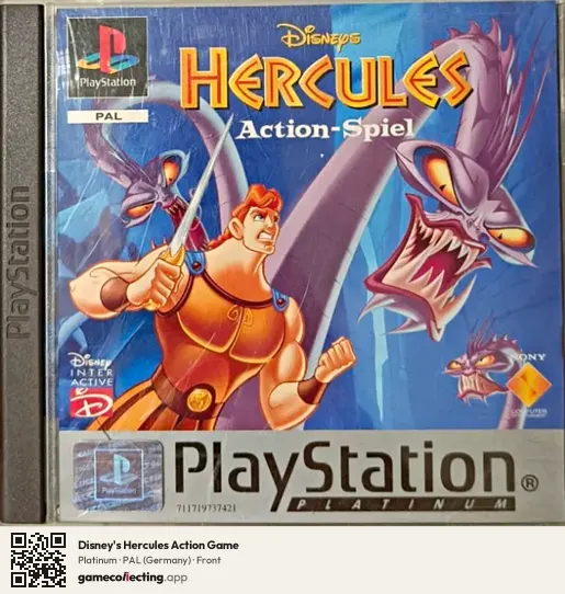 Disney's Hercules Action Game PlayStation, Germany box front
