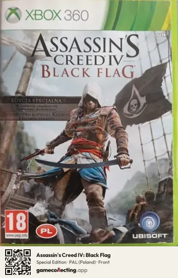 Assassin's Creed IV: Black Flag Xbox 360, Poland box front