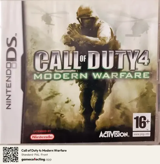 Call of Duty 4: Modern Warfare Nintendo DS, PAL box front