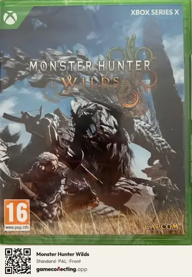 Monster Hunter Wilds Xbox Series X, PAL box front