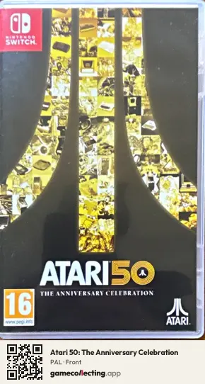 Atari 50: The Anniversary Celebration Nintendo Switch, PAL box front
