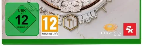 Sid Meier's Civilization VII, the USK square on its front