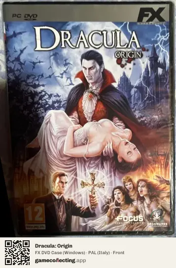 Dracula: Origin Computer, Italy box front