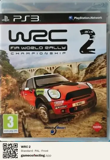 WRC 2 PlayStation 3, PAL box front