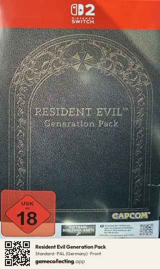 Resident Evil Generation Pack Nintendo Switch 2, Germany box front