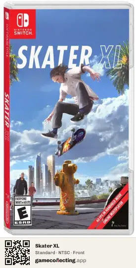Skater XL Nintendo Switch, NTSC box front