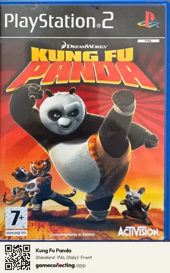 Kung Fu Panda PlayStation 2, Italy box front