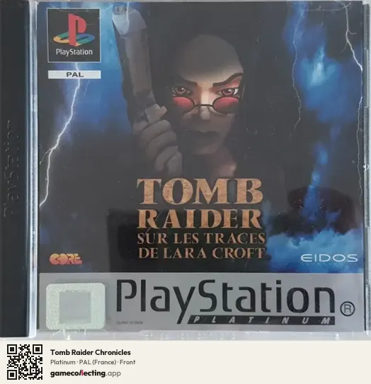 Tomb Raider Chronicles PlayStation, France box front