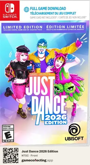 Just Dance 2026 Edition Nintendo Switch, NTSC box front