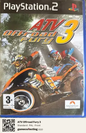ATV Offroad Fury 3 PlayStation 2, PAL box front