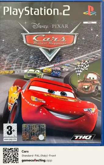 Cars PlayStation 2, Italy box front