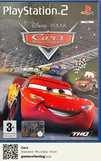 Cars PlayStation 2, Italy box front