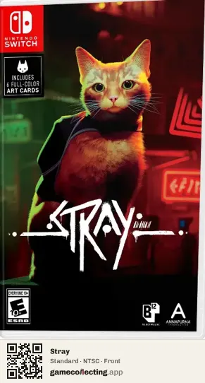 Stray Nintendo Switch, NTSC box front