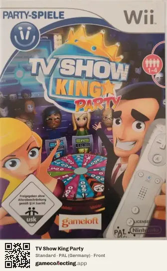 TV Show King Party Nintendo Wii, Germany box front