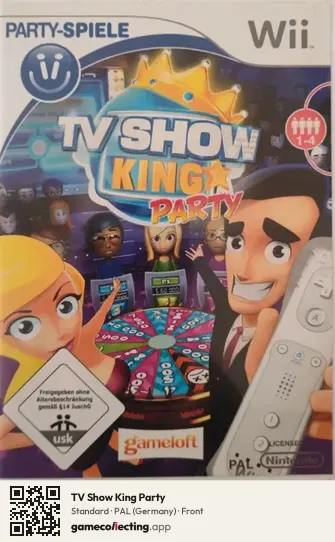 TV Show King Party Nintendo Wii, Germany box front