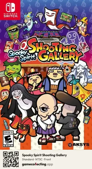 Spooky Spirit Shooting Gallery Nintendo Switch, NTSC box front