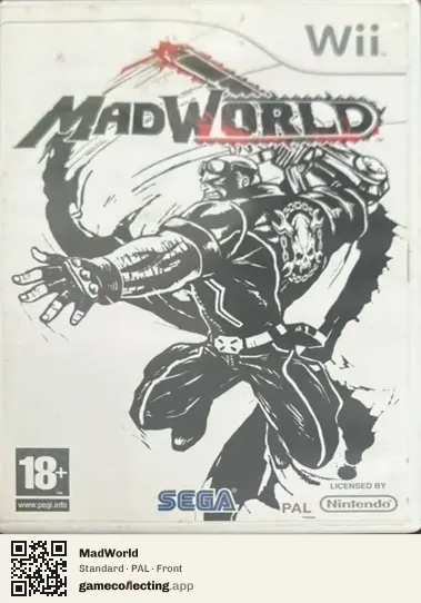 MadWorld Nintendo Wii, PAL box front