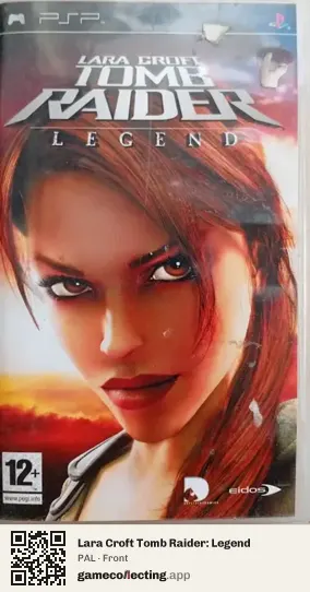 Lara Croft Tomb Raider: Legend PlayStation Portable, PAL box front