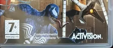 Spider-Man: Friend or Foe, the PEGI square on its front