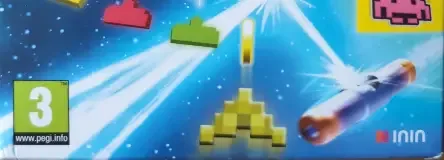 Space Invaders Forever, the PEGI square on its front