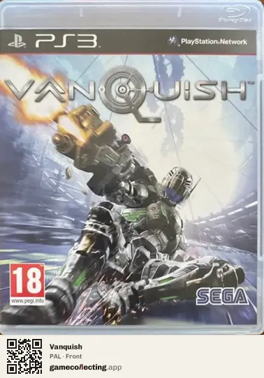 Vanquish PlayStation 3, PAL box front