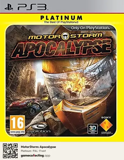 MotorStorm: Apocalypse PlayStation 3, PAL box front