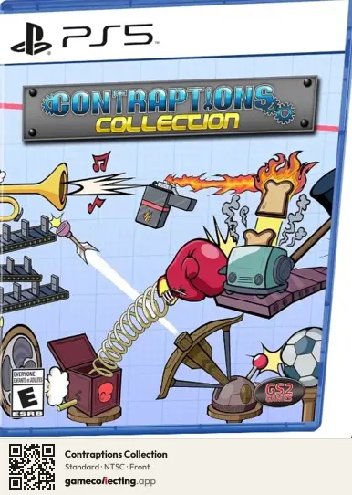 Contraptions Collection PlayStation 5, NTSC box front