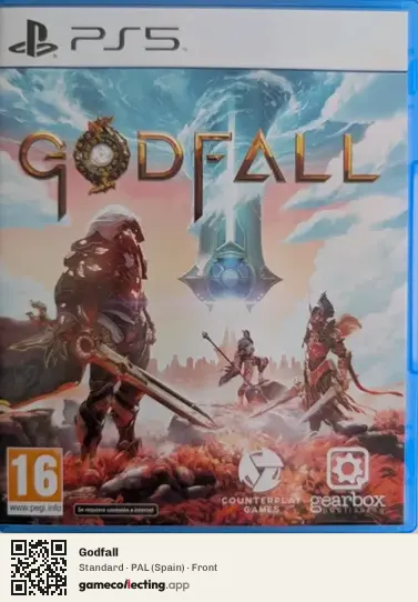 Godfall PlayStation 5, Spain box front