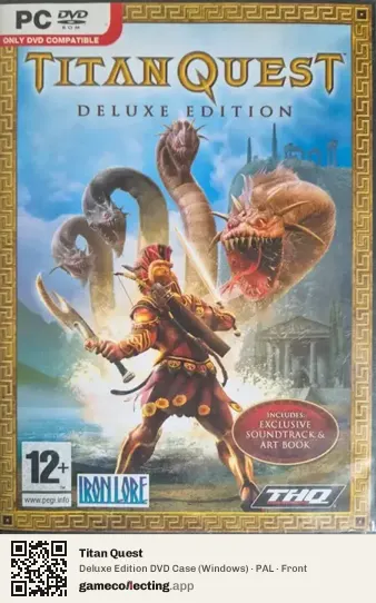 Titan Quest Computer, PAL box front