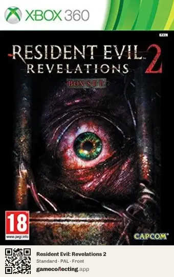 Resident Evil: Revelations 2 Xbox 360, PAL box front