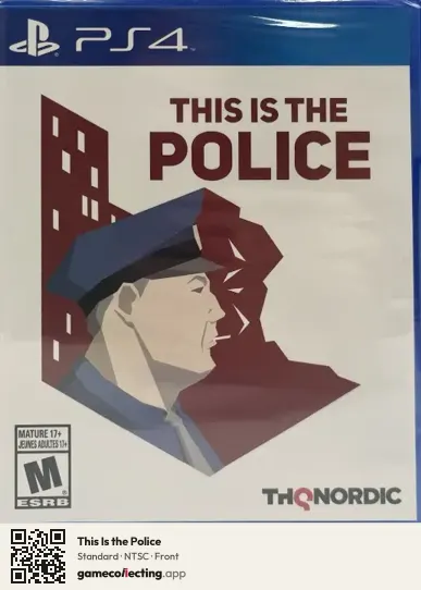 This Is the Police PlayStation 4, NTSC box front