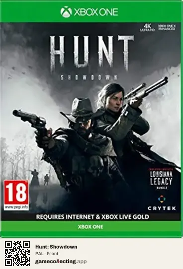 Hunt: Showdown Xbox One, PAL box front