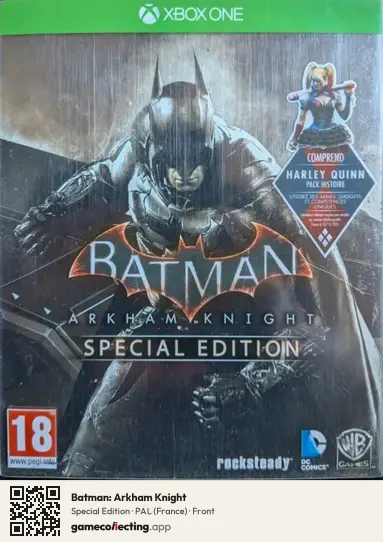 Batman: Arkham Knight Xbox One, France box front