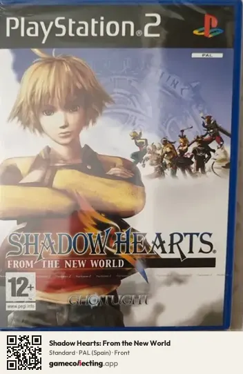 Shadow Hearts: From the New World PlayStation 2, Spain box front