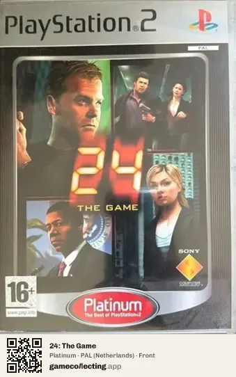 24: The Game PlayStation 2, Netherlands box front