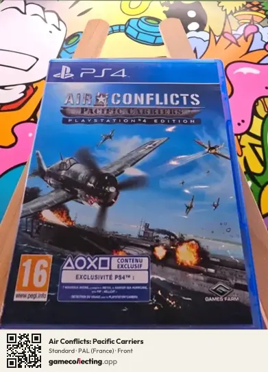 Air Conflicts: Pacific Carriers PlayStation 4, France box front