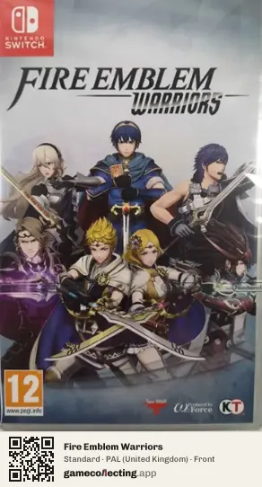 Fire Emblem Warriors Nintendo Switch, United Kingdom box front