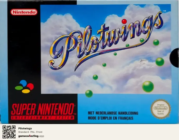 Pilotwings Super Nintendo Entertainment System, PAL box front