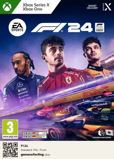 F1 24 Xbox Series X, PAL box front
