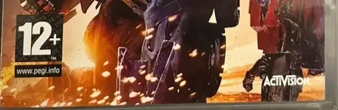 Transformers: Revenge of the Fallen, the PEGI square on its front